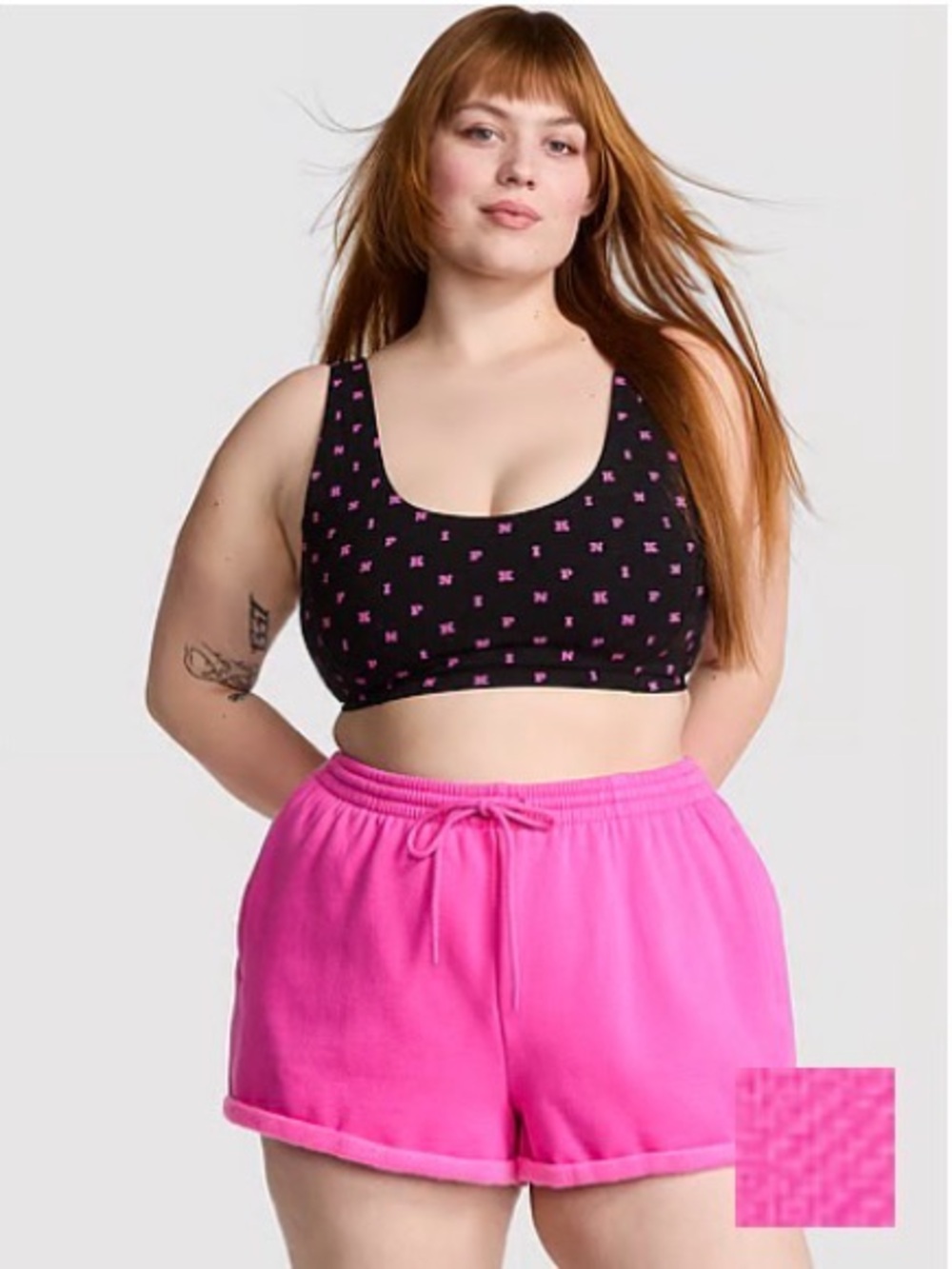 Victoria’s Secret PINK Hot Pink Lounge Shorts – XL NWT